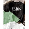image:imageRoseSeek Girls 3 Packs T Shirts Set Letter Graphic Tees Short Sleeve Crew Neck Summer Tee ShirtBlack White Green