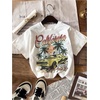 image:imageRoseSeek Girls 3 Packs T Shirts Set Letter Graphic Tees Short Sleeve Crew Neck Summer Tee ShirtGraphic Multicolor