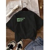 image:imageRoseSeek Girls 3 Packs T Shirts Set Letter Graphic Tees Short Sleeve Crew Neck Summer Tee ShirtGreen Black White