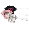 image:imageRoseSeek Girls 3 Packs T Shirts Set Letter Graphic Tees Short Sleeve Crew Neck Summer Tee ShirtMulticolor