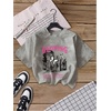 image:imageRoseSeek Girls 3 Packs T Shirts Set Letter Graphic Tees Short Sleeve Crew Neck Summer Tee ShirtPatterned Multicolor