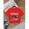 image:imageRoseSeek Girls 3 Packs T Shirts Set Letter Graphic Tees Short Sleeve Crew Neck Summer Tee ShirtPatterned Multicolor