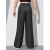 image:imageRoseSeek Girls Baggy Wide Leg Jeans High Elastic Waisted Denim Pants Casual Jeans with Bow Y2K StreetwearBlack