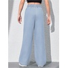 image:imageRoseSeek Girls Baggy Wide Leg Jeans High Elastic Waisted Denim Pants Casual Jeans with Bow Y2K StreetwearLight Wash