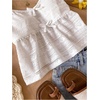 image:imageRoseSeek Girls Boho Bowknot Hollow Out Camisole Tops Spaghetti Strap V Neck Babydoll Crop TopWhite