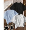 image:imageRoseSeek Girls Bow Cherry Graphic Tees Short Sleeve Crewneck Cute T Shirts Tops for Teens Summer TopsBlack White Blue