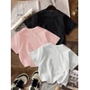 image:imageRoseSeek Girls Bow Cherry Graphic Tees Short Sleeve Crewneck Cute T Shirts Tops for Teens Summer TopsCheetah Multicolor