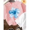 image:imageRoseSeek Girls Bow Cherry Graphic Tees Short Sleeve Crewneck Cute T Shirts Tops for Teens Summer TopsMulticolor White Pink