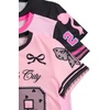image:imageRoseSeek Girls Bow Cherry Graphic Tees Short Sleeve Crewneck Cute T Shirts Tops for Teens Summer TopsNumber Pink and Black