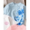 image:imageRoseSeek Girls Bow Cherry Graphic Tees Short Sleeve Crewneck Cute T Shirts Tops for Teens Summer TopsPink Blue White