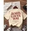 image:imageRoseSeek Girls Bow Leopard Graphic Tees Short Sleeve Preppy Summer T Shirt Aesthetic Baggy TopsGraphic Beige Apricot