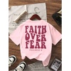 image:imageRoseSeek Girls Bow Leopard Graphic Tees Short Sleeve Preppy Summer T Shirt Aesthetic Baggy TopsLetter Graphic Pink