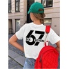 image:imageRoseSeek Girls Bow Leopard Graphic Tees Short Sleeve Preppy Summer T Shirt Aesthetic Baggy TopsNumber White