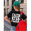 image:imageRoseSeek Girls Bow Leopard Graphic Tees Short Sleeve Preppy Summer T Shirt Aesthetic Baggy TopsPrint Black