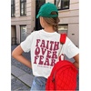 image:imageRoseSeek Girls Bow Leopard Graphic Tees Short Sleeve Preppy Summer T Shirt Aesthetic Baggy TopsPrint White