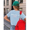 image:imageRoseSeek Girls Bow Leopard Graphic Tees Short Sleeve Preppy Summer T Shirt Aesthetic Baggy TopsSoft Blue