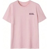 image:imageRoseSeek Girls Bowknot Letter Graphic Tshirt Short Sleeve Crew Neck Cute Summer Tee TopsPurple and Pink