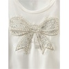 image:imageRoseSeek Girls Bowknot Pearl Sequin Tops Crew Neck Short Sleeve Casual Tops Summer Cute Clothes TrendyWhite