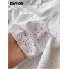 image:imageRoseSeek Girls Button Down Babydoll Tops Crew Neck Puff Sleeve Peplum Tops Cute Summer OutfitsWhite