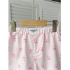 image:imageRoseSeek Girls Camo Shorts Letter Patched Elastic Waist Summer Shorts with PocketsPink