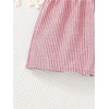 image:imageRoseSeek Girls Camo Shorts Letter Patched Elastic Waist Summer Shorts with PocketsRed