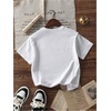 image:imageRoseSeek Girls Car Print Graphic Tees Short Sleeve TShirts Casual Crew Neck TopsWhite