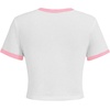 image:imageRoseSeek Girls Cherry Bow Crop Shirts Cute Short Sleeve Graphic Tees Summer Crew Neck Tight T ShirtMix White