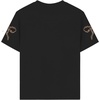 image:imageRoseSeek Girls Cherry Leopard Shirt Short Sleeve Loose Cute Summer T Shirt Trendy Aesthetic Baggy TopsCheetah Black