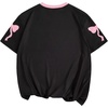 image:imageRoseSeek Girls Cherry Leopard Shirt Short Sleeve Loose Cute Summer T Shirt Trendy Aesthetic Baggy TopsMix Black