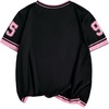 image:imageRoseSeek Girls Cherry Leopard Shirt Short Sleeve Loose Cute Summer T Shirt Trendy Aesthetic Baggy TopsMulticolor Black