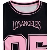 image:imageRoseSeek Girls Cherry Leopard Shirt Short Sleeve Loose Cute Summer T Shirt Trendy Aesthetic Baggy TopsMulticolor Black