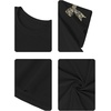 image:imageRoseSeek Girls Cherry Leopard Shirt Short Sleeve Loose Cute Summer T Shirt Trendy Aesthetic Baggy TopsPrint Black