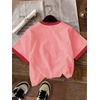 image:imageRoseSeek Girls Cherry Shirt Short Sleeve Colorblock Graphic Tees Cute Summer Shirts Y2k Aesthetic ClothesDusty Pink