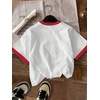 image:imageRoseSeek Girls Cherry Shirt Short Sleeve Colorblock Graphic Tees Cute Summer Shirts Y2k Aesthetic ClothesMulti White