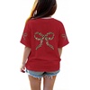 image:imageRoseSeek Girls Cherry Shirt Short Sleeve Colorblock Graphic Tees Cute Summer Shirts Y2k Aesthetic ClothesRed