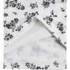 image:imageRoseSeek Girls Ditsy Floral Print Lace T Shirt Short Sleeve Ribbed Ruched Cute Tee Shirts Summer TopsBlack and White