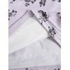 image:imageRoseSeek Girls Ditsy Floral Print Lace T Shirt Short Sleeve Ribbed Ruched Cute Tee Shirts Summer TopsLight Grey