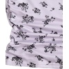 image:imageRoseSeek Girls Ditsy Floral Print Lace T Shirt Short Sleeve Ribbed Ruched Cute Tee Shirts Summer TopsLight Grey