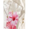 image:imageRoseSeek Girls Floral Graphic Crop Tops Tees Short Sleeve Crewneck Cute Slim Fit T Shirt Summer TopsFloral White
