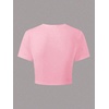 image:imageRoseSeek Girls Floral Graphic Crop Tops Tees Short Sleeve Crewneck Cute Slim Fit T Shirt Summer TopsLight Floral Pink