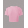 image:imageRoseSeek Girls Floral Hibiscus Graphic Tees Y2K Short Sleeve Crew Neck Casual Summer Tight ShirtFloral Pink