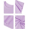 image:imageRoseSeek Girls Geometric Star Graphic Tee Tops Casual Summer Short Sleeve Crew Neck T ShirtCherry Purple