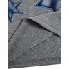 image:imageRoseSeek Girls Geometric Star Graphic Tee Tops Casual Summer Short Sleeve Crew Neck T ShirtGrey