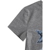 image:imageRoseSeek Girls Geometric Star Graphic Tee Tops Casual Summer Short Sleeve Crew Neck T ShirtGrey