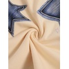 image:imageRoseSeek Girls Geometric Star Graphic Tee Tops Casual Summer Short Sleeve Crew Neck T ShirtStar Apricot