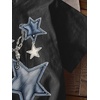 image:imageRoseSeek Girls Geometric Star Graphic Tee Tops Casual Summer Short Sleeve Crew Neck T ShirtStar Print Black