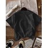 image:imageRoseSeek Girls Geometric Star Graphic Tee Tops Casual Summer Short Sleeve Crew Neck T ShirtStar Print Black