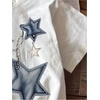 image:imageRoseSeek Girls Geometric Star Graphic Tee Tops Casual Summer Short Sleeve Crew Neck T ShirtWhite