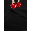 image:imageRoseSeek Girls Graphic Drop Shoulder Star Print Tee Tops Short Sleeve Crew Neck Summer ShirtsBlack