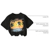 image:imageRoseSeek Girls Graphic Drop Shoulder Star Print Tee Tops Short Sleeve Crew Neck Summer ShirtsBlack Tropical